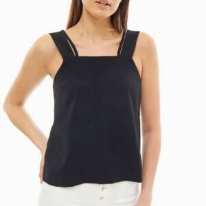 TOP WITH DOUBLE SHOULDER STRAPS PANTS